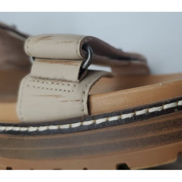 Madewell The Leilah Sandals Platform Chunky Dried Flax Color Womens Size 9 - Picture 5 of 11